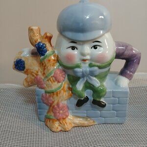 Feitx Humpty Dumpty Decorative Ceramic Teapot